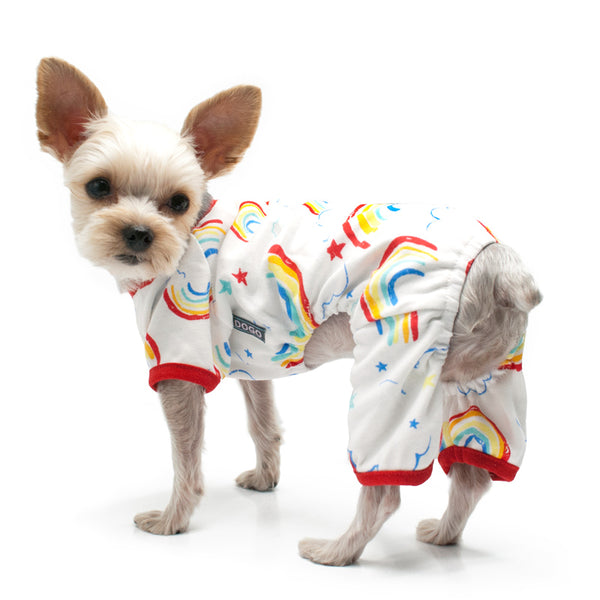 RAINBOW DOG PJ'S, Pajamas - Bones Bizzness