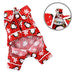 PENGUINS & SNOWFLAKE FLANNEL PJ WITH 2 POCKETS (RED), PAJAMAS - Bones Bizzness