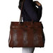 EMBOSSED CROCO MONACO DOG TOTE - CROC BROWN, Carriers - Bones Bizzness