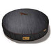 URBAN DENIM DOG BED w/ BROWN TRIM, Beds - Bones Bizzness