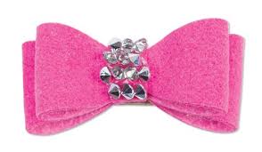 CRYSTAL ROCKS ULTRASUEDE HAIR BOWS - (53 COLORS), HAIR BOW - Bones Bizzness