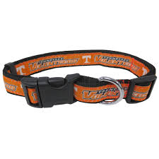 TENNESSEE VOLUNTEERS DOG COLLAR – RIBBON, NCAA - Bones Bizzness