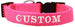 CUSTOM EMBROIDERED NYLON DOG COLLARS (16 COLORS), Collars - Bones Bizzness