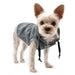 DRAWSTRING DOG HOODIE - GREY