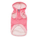 DRAWSTRING DOG HOODIE - PINK