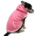 DRAWSTRING DOG HOODIE - PINK, Sweaters - Bones Bizzness