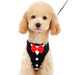 EASYGO BOWTIE BLACK DOG HARNESS, Harness - Bones Bizzness