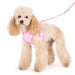 PINK DOTS SOFT STEP-IN EASYGO DOG HARNESS, Harness - Bones Bizzness