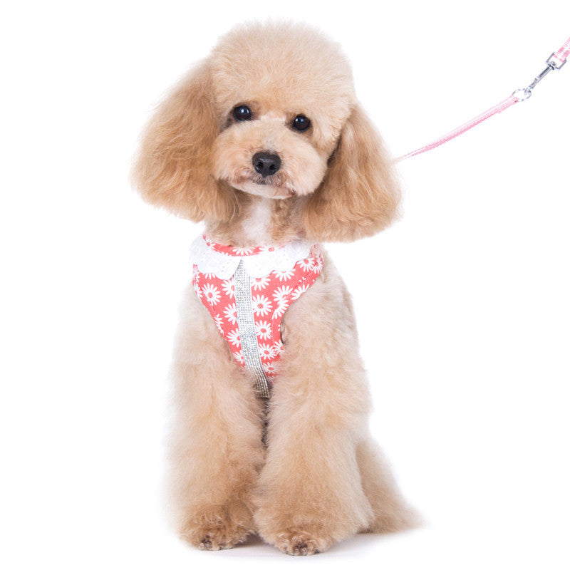 EASYGO FLOWER BLING DOG HARNESS, Harness - Bones Bizzness