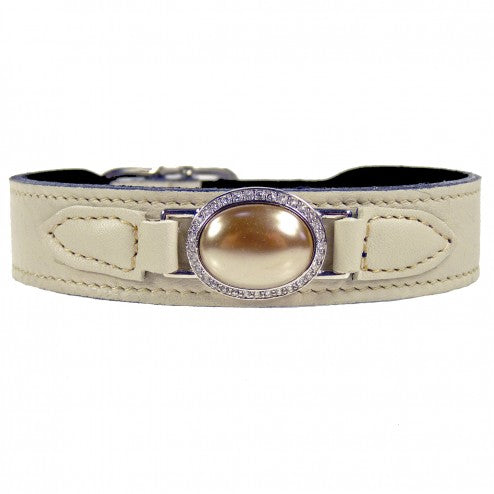 ESTATE IN BONE DOG COLLAR