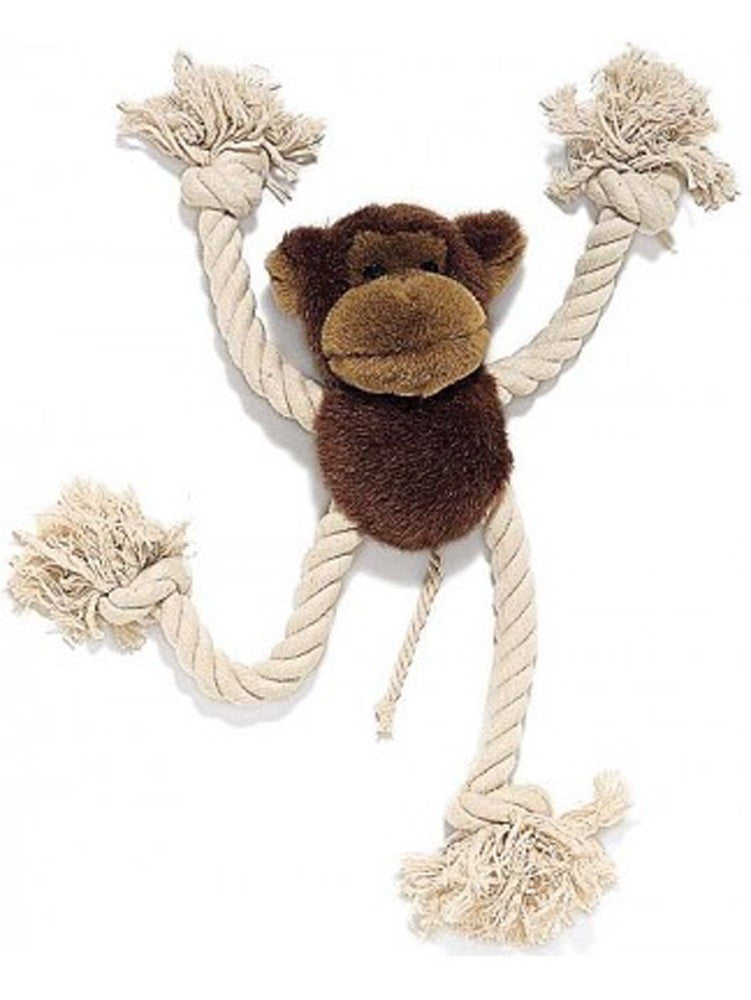 MONKEY SPOT PLUSH & ROPE MOPPET MONKEY 12.5IN, Toys - Bones Bizzness