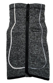 GREY FABSPORT ZIP-UP DOG COAT