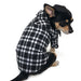 Flannel Button Down Shirt Black, Pajamas - Bones Bizzness