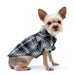 BLACK FLANNEL BUTTON DOWN DOG SHIRT