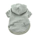 FLEX-FIT DOG HOODIE - GREY