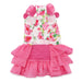 PINK FLORAL FLOUNCE DOG DRESS, Dress - Bones Bizzness