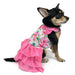 PINK FLORAL FLOUNCE DOG DRESS, Dress - Bones Bizzness