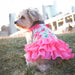 PINK FLORAL FLOUNCE DOG DRESS, Dress - Bones Bizzness