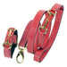 BELMONT DOG LEAD IN PETAL PINK & GOLD, Leash - Bones Bizzness