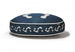 FOOTPRINTS DOG BED - STEEL BLUE/PEARL, Beds - Bones Bizzness