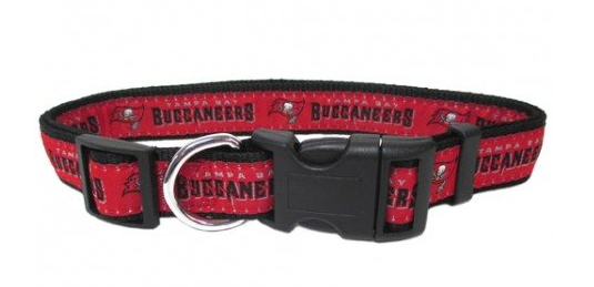 TAMPA BAY BUCCANEERS DOG COLLAR – RIBBON, NFL Collars - Bones Bizzness