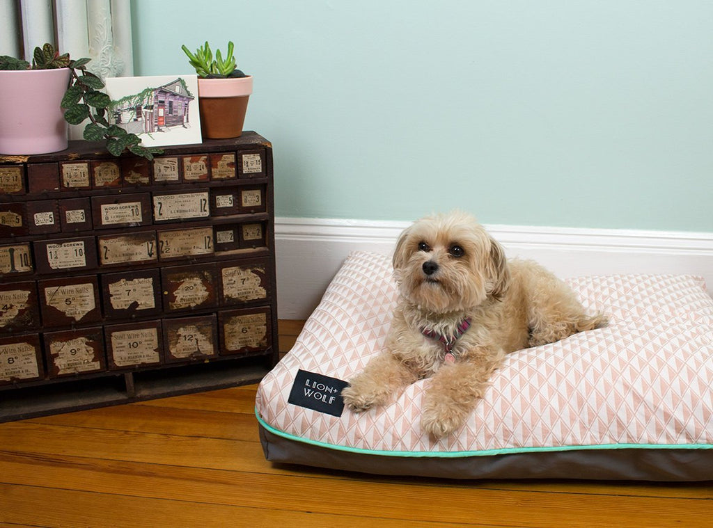 GEM DOG BED - ROSE QUARTZ | LIMITED EDITION, Beds - Bones Bizzness