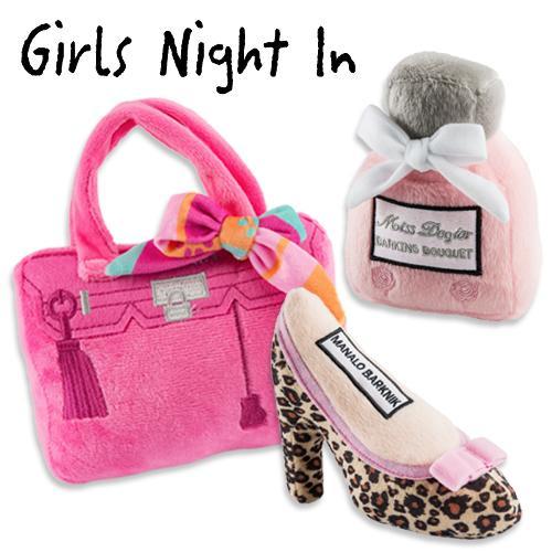 GIRLS NIGHT OUT DOG TOY BUNDLE