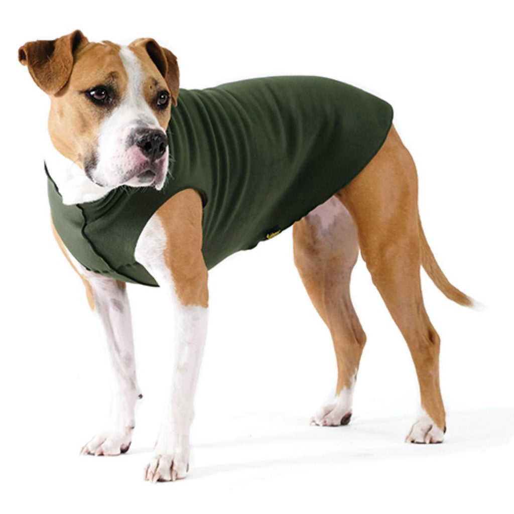 GOLD PAW STRETCH HUNTER GREEN DOG FLEECE