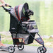 REGAL PLUS PET STROLLER - GREY, STROLLERS - Bones Bizzness