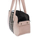 GREY AND PINK ZIPPER DOG CARRIER