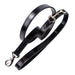 BELMONT DOG LEAD IN JET BLACK & NICKEL, Leash - Bones Bizzness