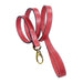 BELMONT DOG LEAD IN PETAL PINK & GOLD, Leash - Bones Bizzness