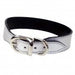 HAUTE COUTURE ART DECO IN METALLIC SILVER & NICKEL DOG COLLAR, Collars - Bones Bizzness