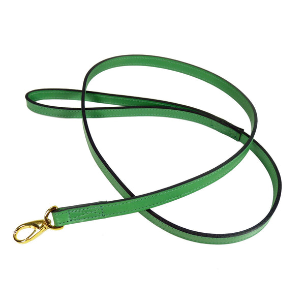 HAUTE COUTURE OCTAGON DOG LEAD IN KELLY GREEN, Leash - Bones Bizzness