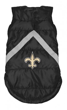 NEW ORLEANS SAINTS PET PUFFER VEST