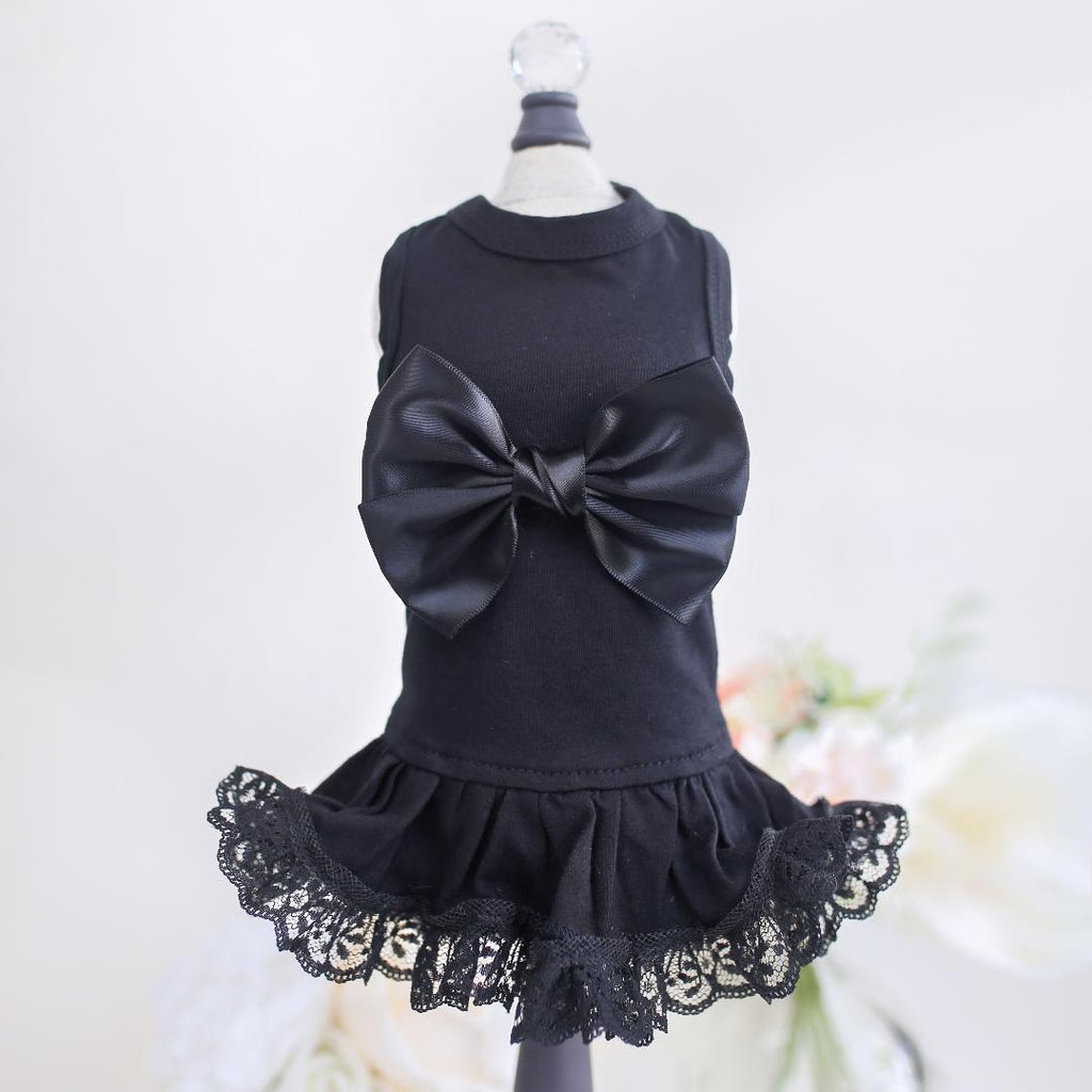 BALLERINA DOG DRESS - BLACK