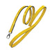 HAMILTON COLLECTION DOG LEAD IN CANARY YELLOW PATENT & NICKEL, Leash - Bones Bizzness