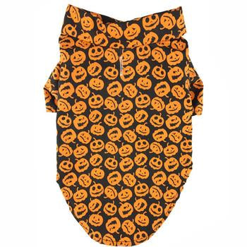 HOLIDAY CAMP SHIRTS - HALLOWEEN JACK-O-LANTERN DOG SHIRT