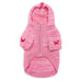 HOODIE DOG SWEATER COAT PINK, Sweaters - Bones Bizzness