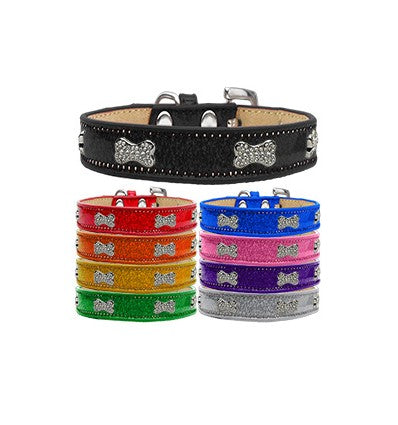 ICE CREAM CRYSTAL BONE DOG COLLARS (9 COLORS), Collars - Bones Bizzness