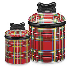 STEWART COLLECTION DOG TREAT JAR, Bowls - Bones Bizzness