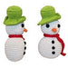 FROST THE SNOWMAN ORGANIC CROCHET DOG TOY, Toys - Bones Bizzness