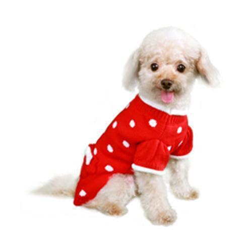 LALA DOG SWEATER - RED