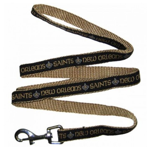 NEW ORLEANS SAINTS DOG LEASH – RIBBON