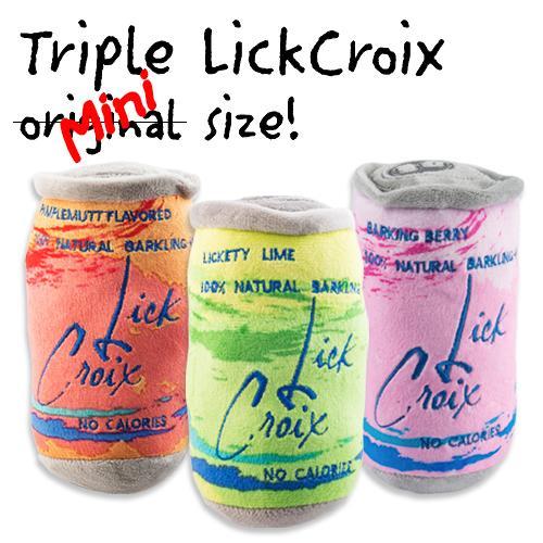 LICKCROIX TRIPLE PACK MINI DOG TOY BUNDLE