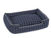 NAVY CASPIAN LOUNGE DOG BED, Beds - Bones Bizzness