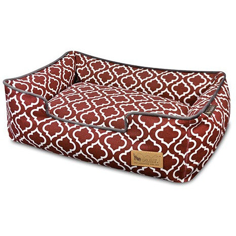 MOROCCAN MARSALA LOUNGE DOG BED, Beds - Bones Bizzness