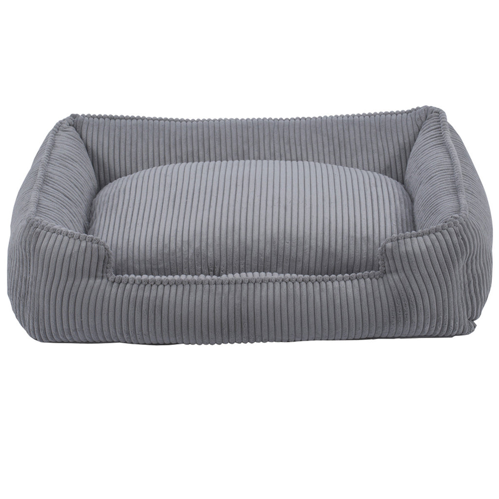 DOVE GREY LOUNGE DOG BED, Beds - Bones Bizzness