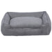 DOVE GREY LOUNGE DOG BED, Beds - Bones Bizzness