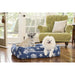 COVE NAVY LOUNGE DOG BED, Beds - Bones Bizzness